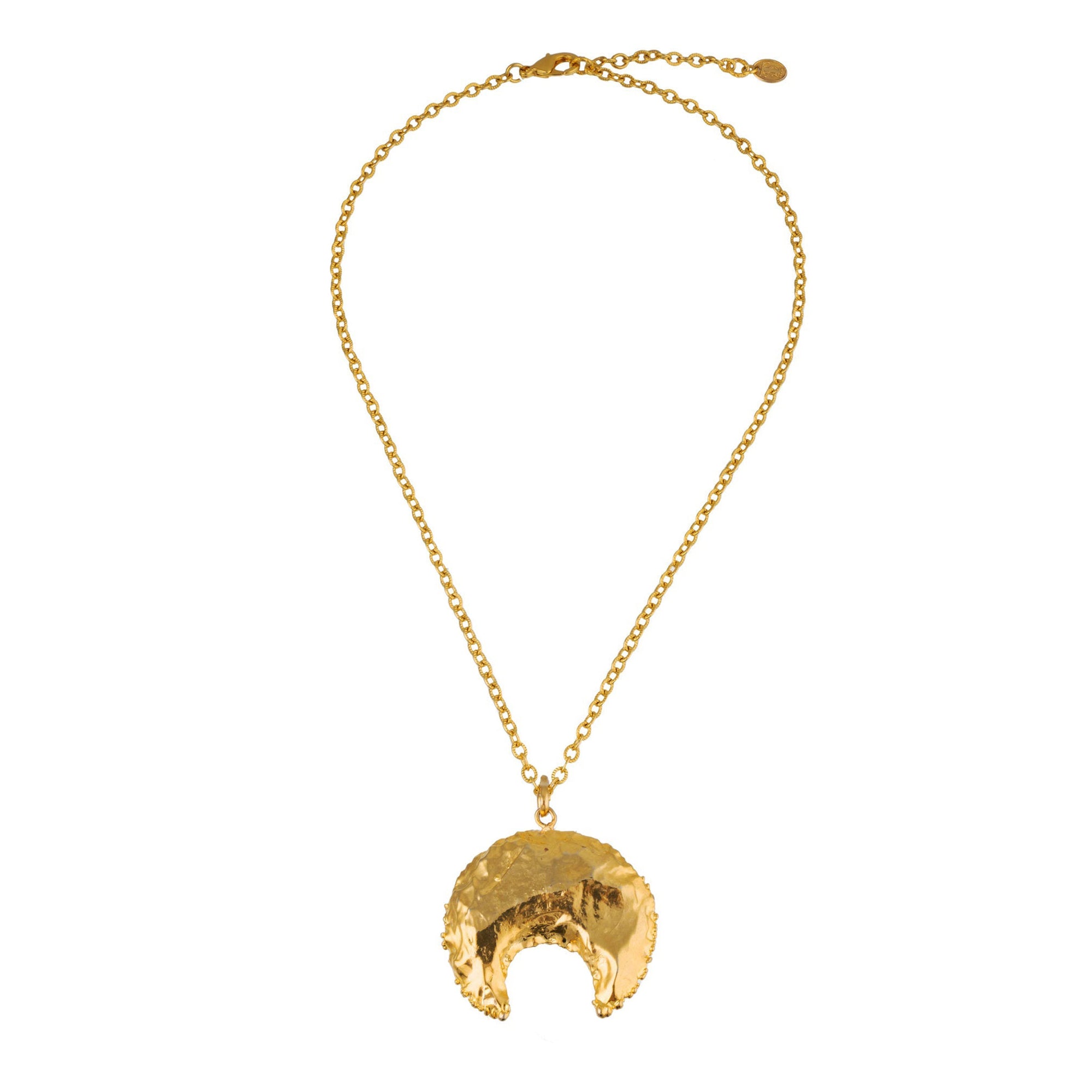 Collier Sol y Luna doré à l'or fin - Doré