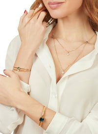 Bracelet M'ama non M'ama en Or rose 18K & Topaze London