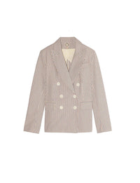 1qty RELIQUAT 140€ 50%  / Blazer Mike à rayures - Blue Multicolor