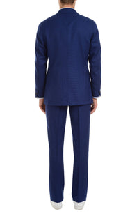 Gryphius Jacket en bleu marine open weave laine