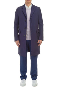 Bradley Coat en bleu marine lightframe storm system