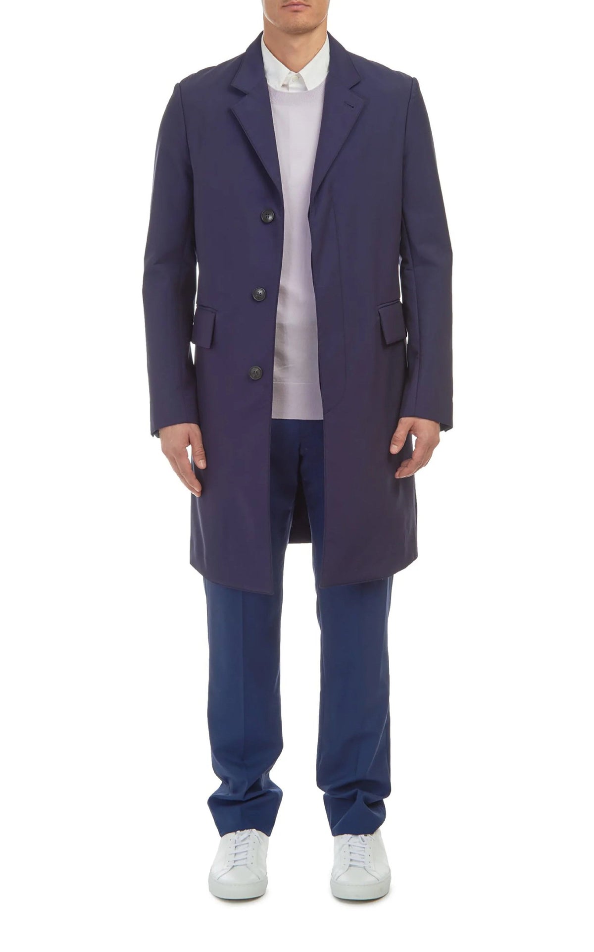 Bradley Coat en bleu marine lightframe storm system