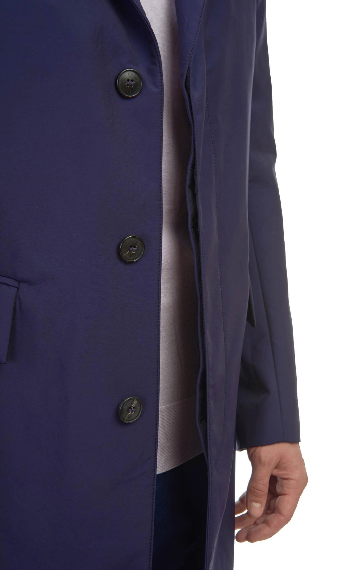 Navy / Manteau Bradley en laine - Navy
