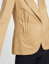 2qty RELIQUAT 125€ 25%  / Blazer Garance ajusté en laine - Sand