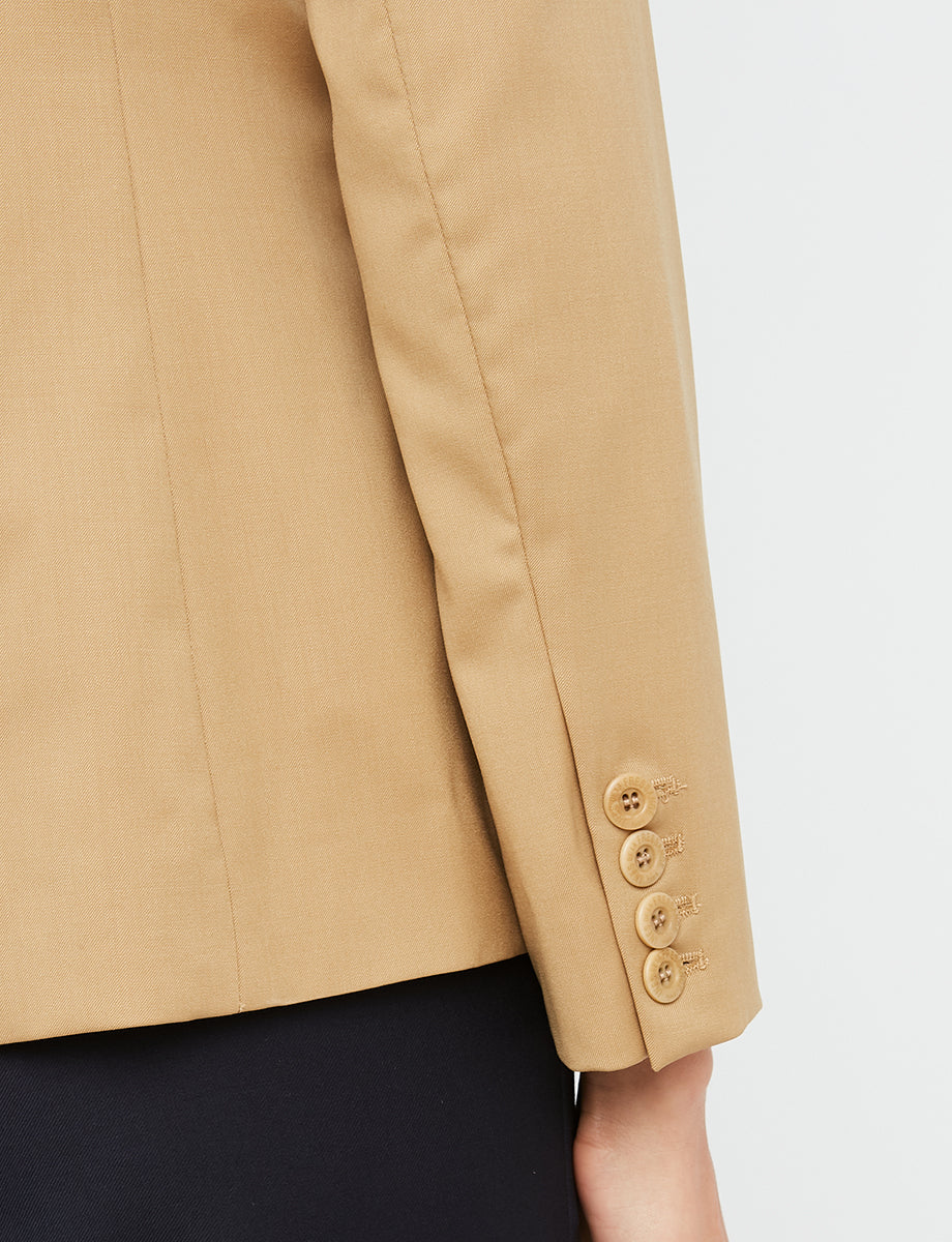 2qty RELIQUAT 125€ 25%  / Blazer Garance ajusté en laine - Sand