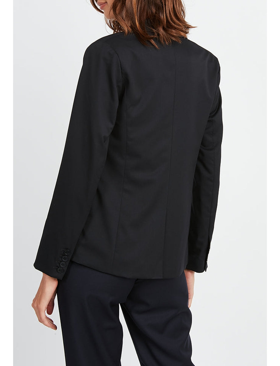 2qty RELIQUAT 125€ 0%  / Blazer Garance ajusté en laine - Blue Navy