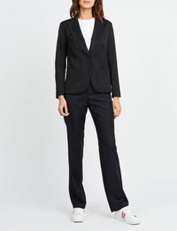 2qty RELIQUAT 125€ 0%  / Blazer Garance ajusté en laine - Blue Navy