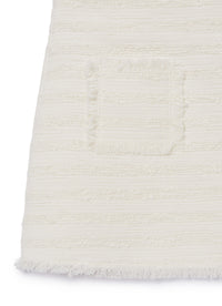 gonna a trapezio bianco