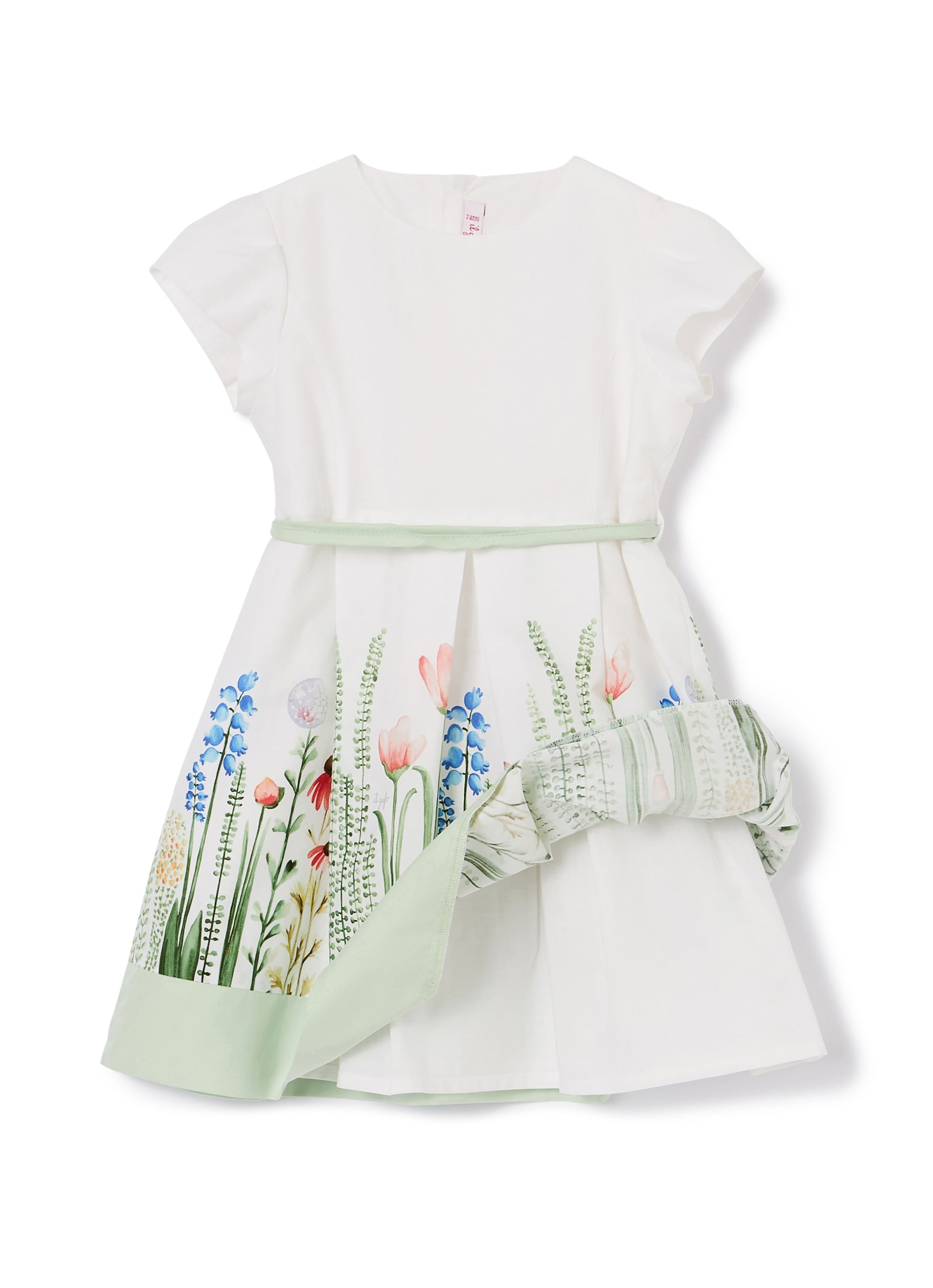 vestito mezza manica con stampa "siepe"