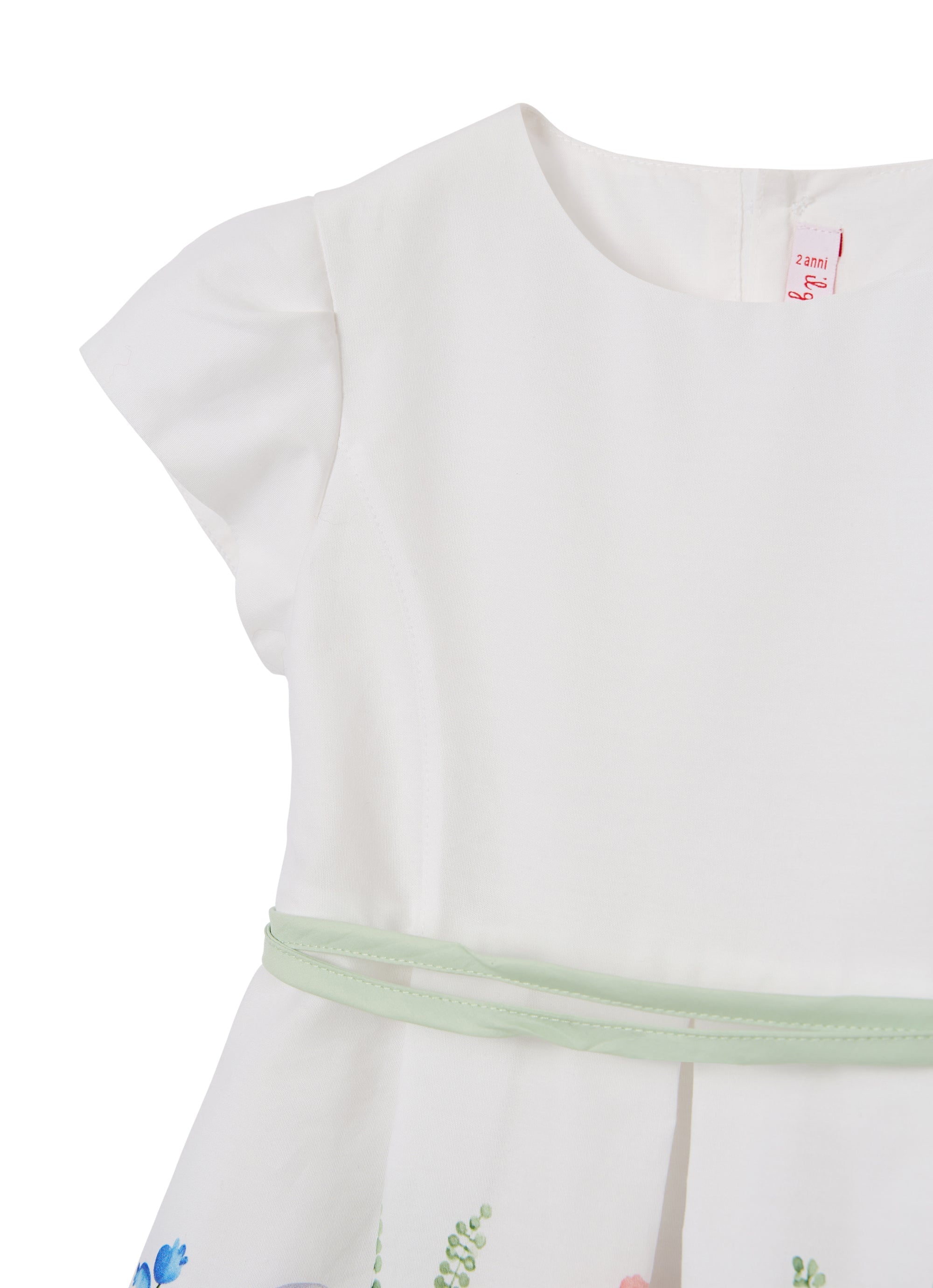 vestito mezza manica con stampa "siepe"
