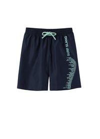 boxer mare bambino con stampa surf