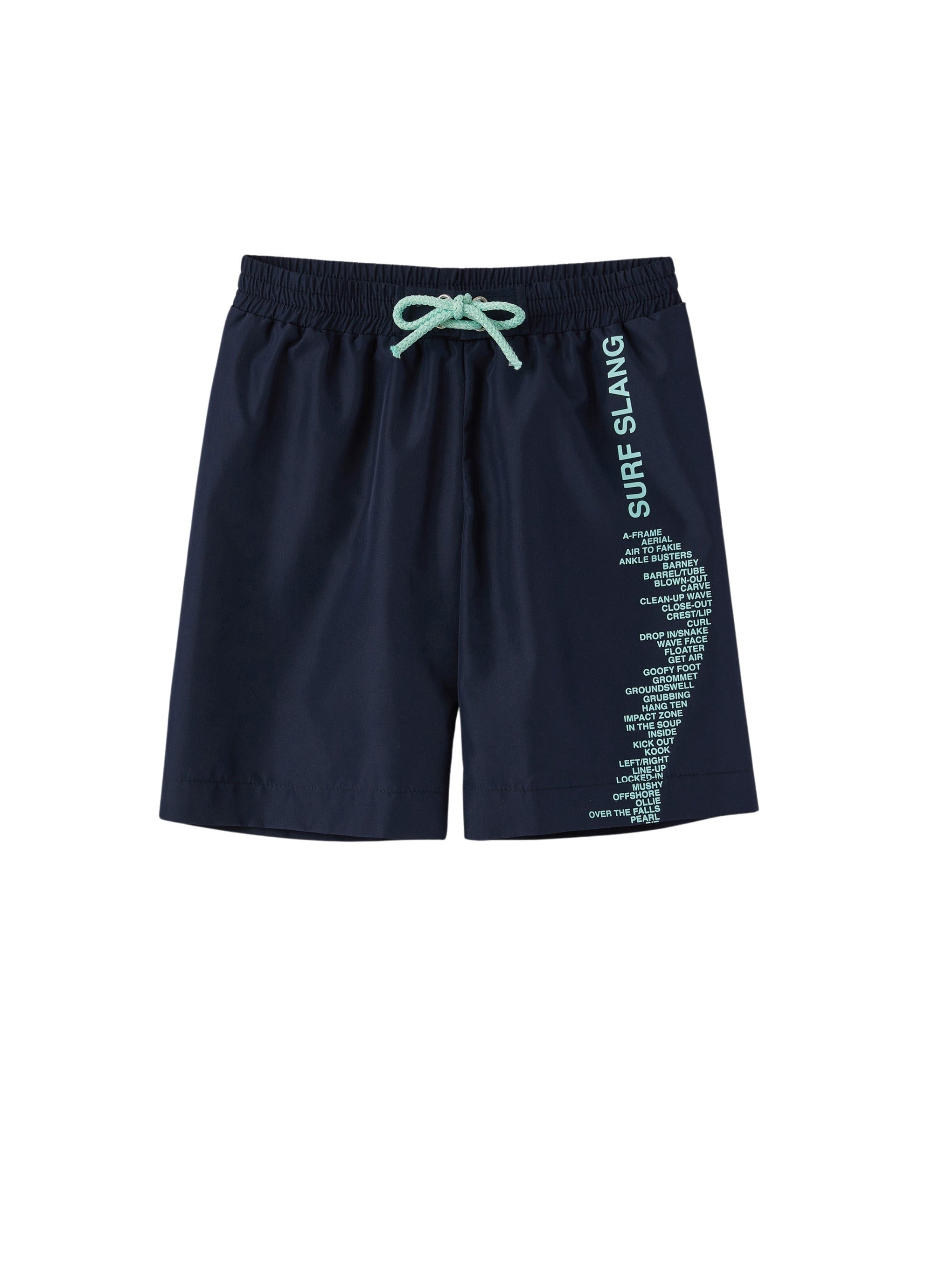 boxer mare bambino con stampa surf