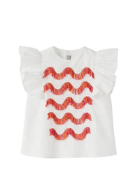 camicia con ricamo fatto a mano