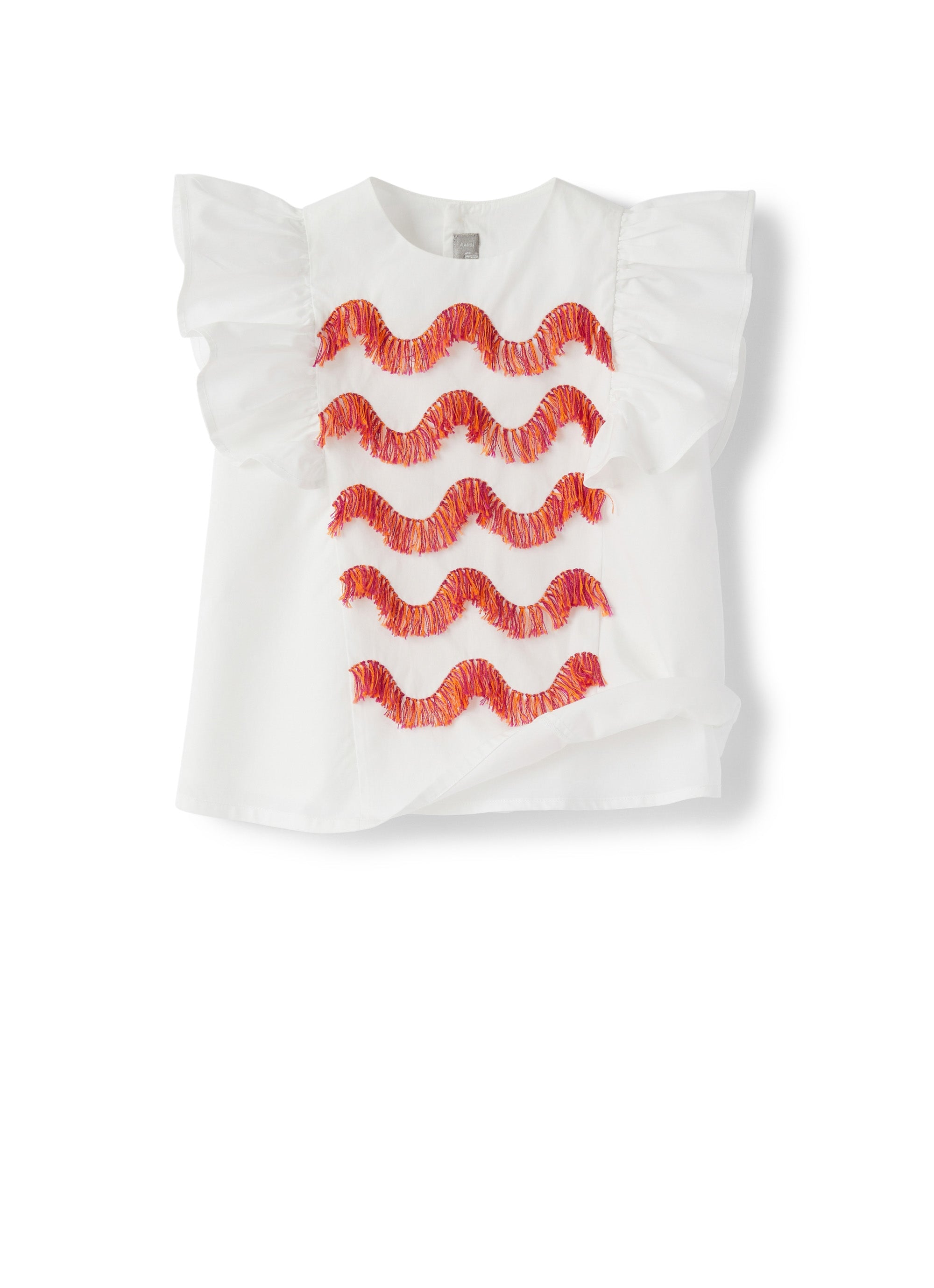 camicia con ricamo fatto a mano