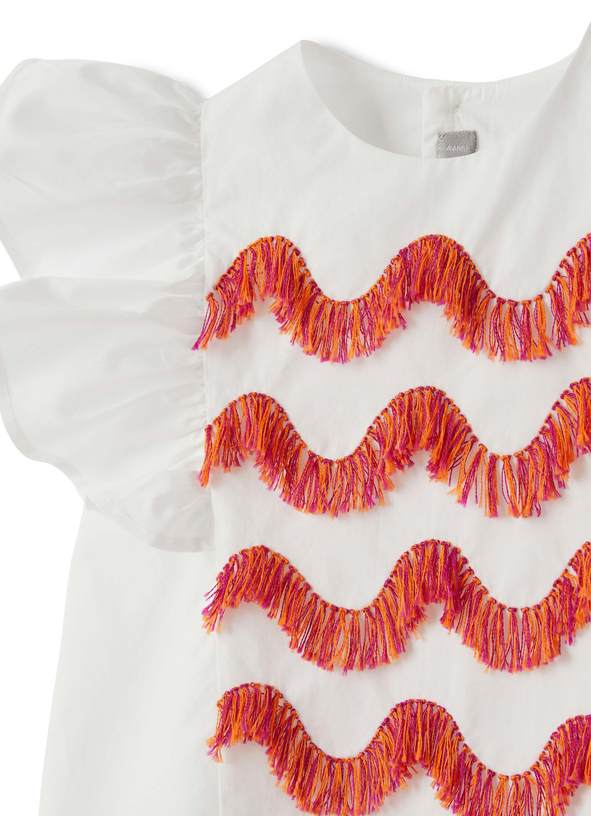 camicia con ricamo fatto a mano