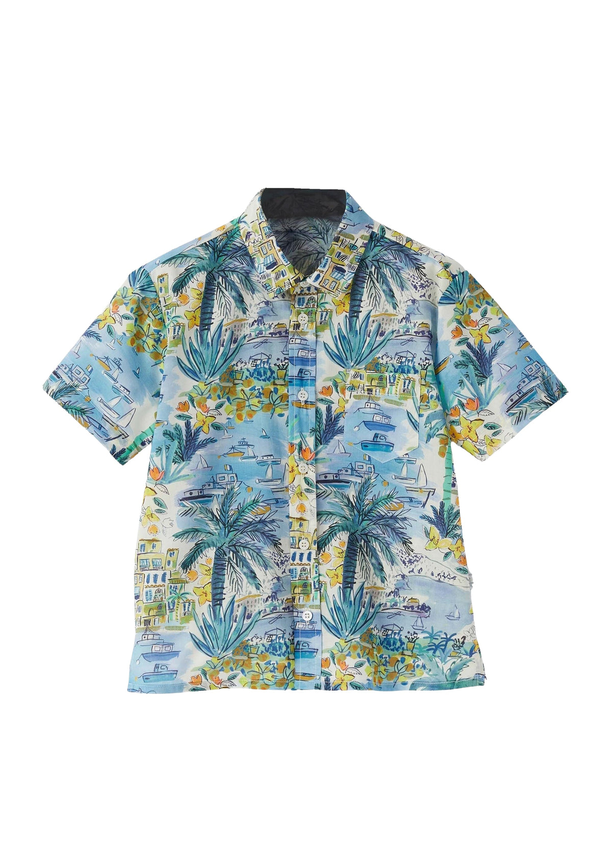 cc073c4069_458 // DOUBLON FUSION /// DOUBLON DEVIENT OK PICS / camicia in cotone con fantasia