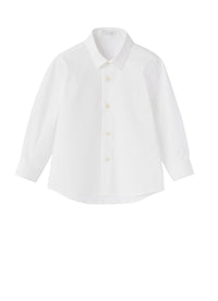 camicia in popeline bianco