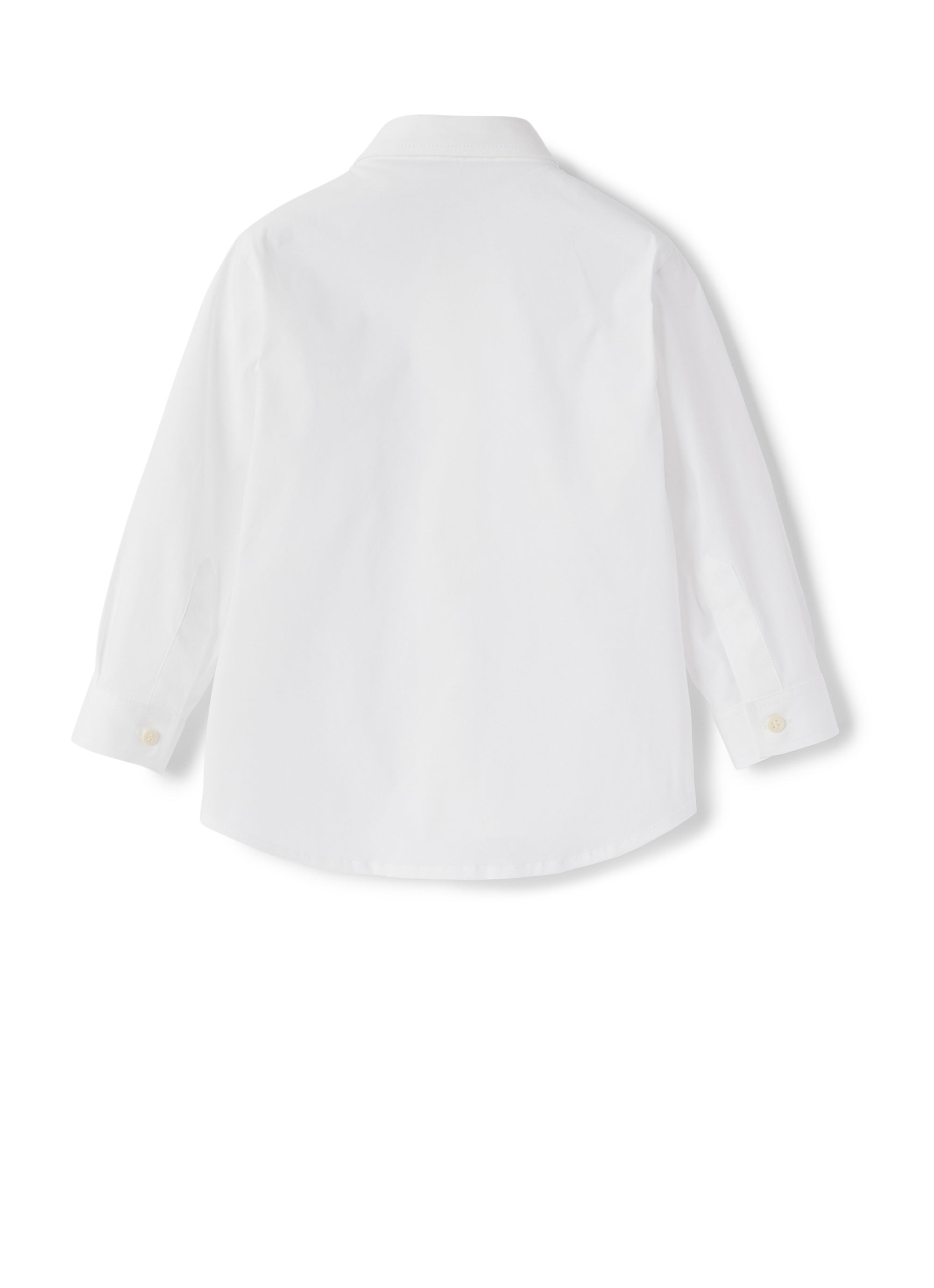 camicia in popeline bianco