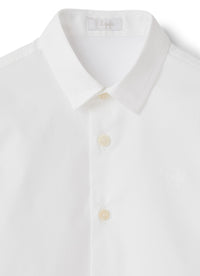 camicia in popeline bianco