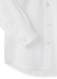 camicia in popeline bianco