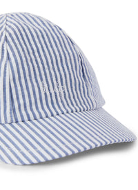 cappellino in seersucker a righe