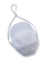 cappellino in seersucker a righe
