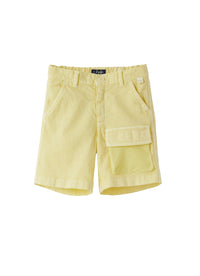 pb147c6032_201 // DOUBLON FUSION /// DOUBLON DEVIENT OK PICS / bermuda cargo giallo