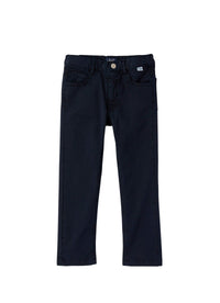 Pantalon slim en gabardine stretch - Blue