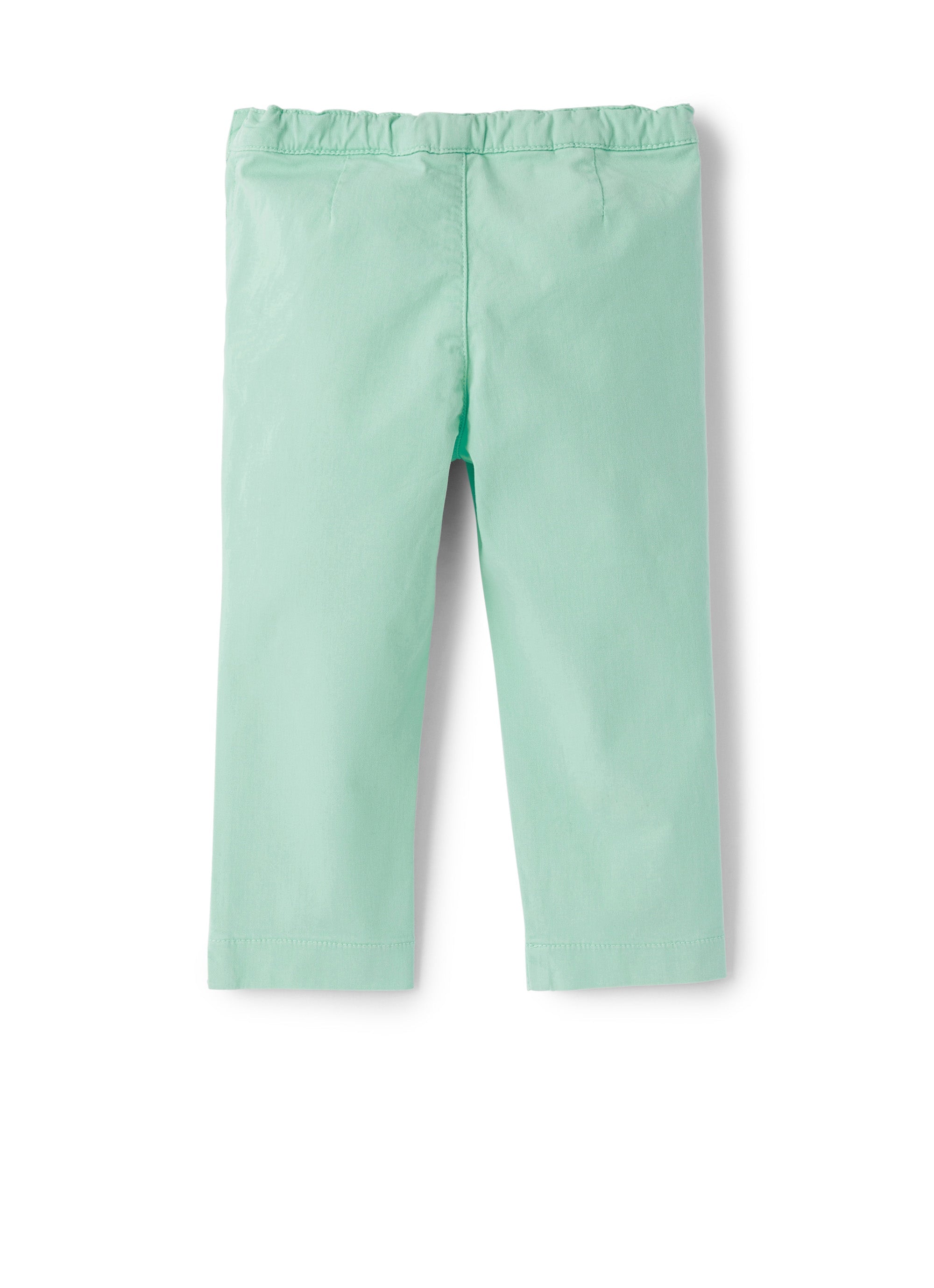 pantalone capri ankle verde acqua