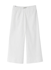 pantalone culotte con elastico in vita