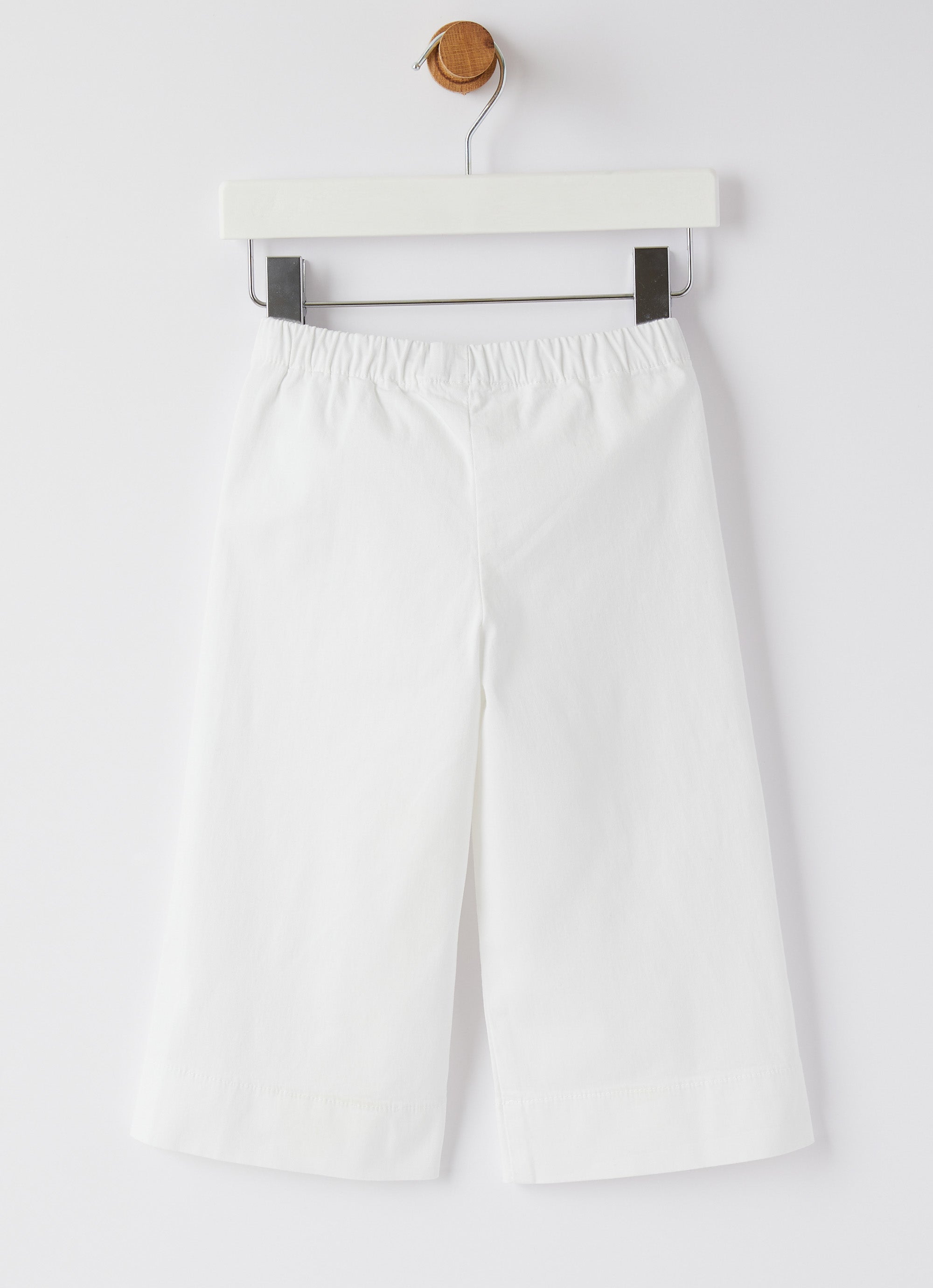 pantalone culotte con elastico in vita