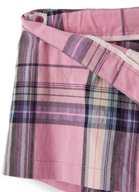ps038c3124_626 // DOUBLON FUSION /// DOUBLON DEVIENT OK PICS / shorts in cotone madras rosa