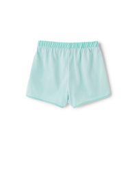 short sportivo in cotone traforato