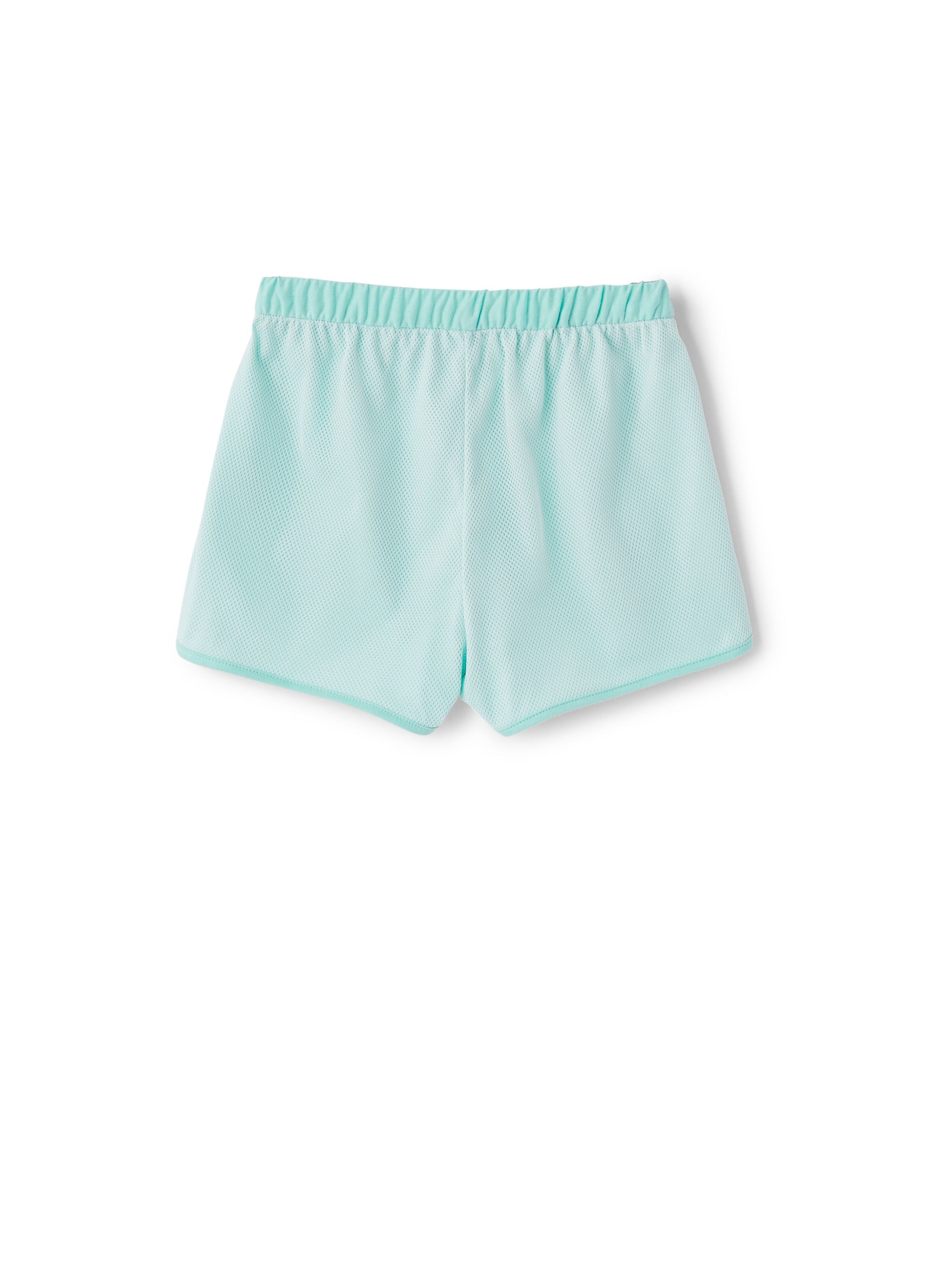 short sportivo in cotone traforato