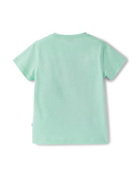 t-shirt manica corta con stampa surf