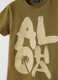 Aloha print T-shirt - Crocodile & Cocco