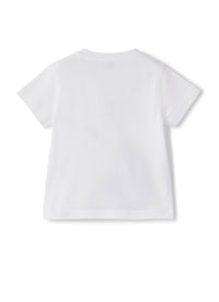 t-shirt con stampa gamberetto