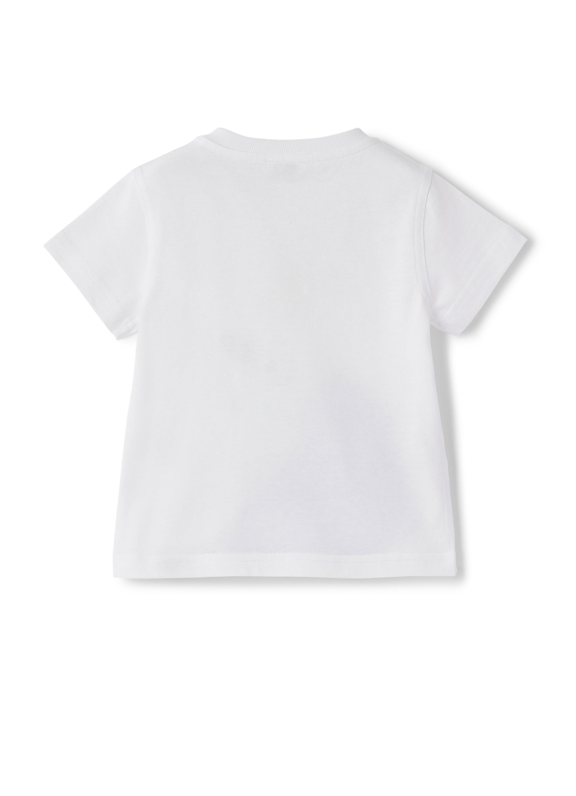 t-shirt con stampa gamberetto