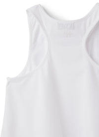 vestito sportivo smanicato in cotone traforato