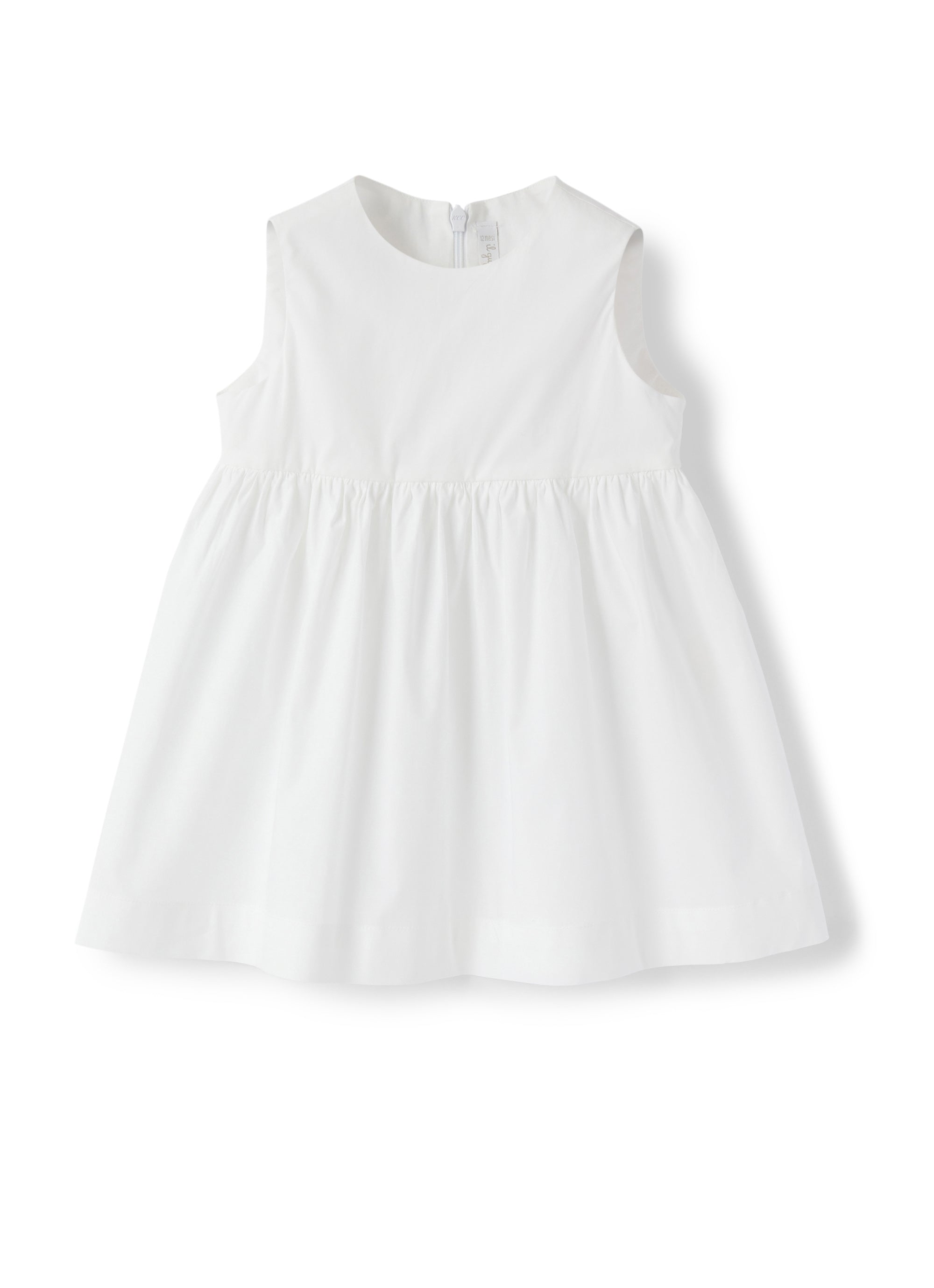 vestito manica corta con fiocchetti laterali