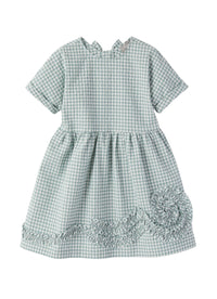 vestito manica corta con schiena aperta