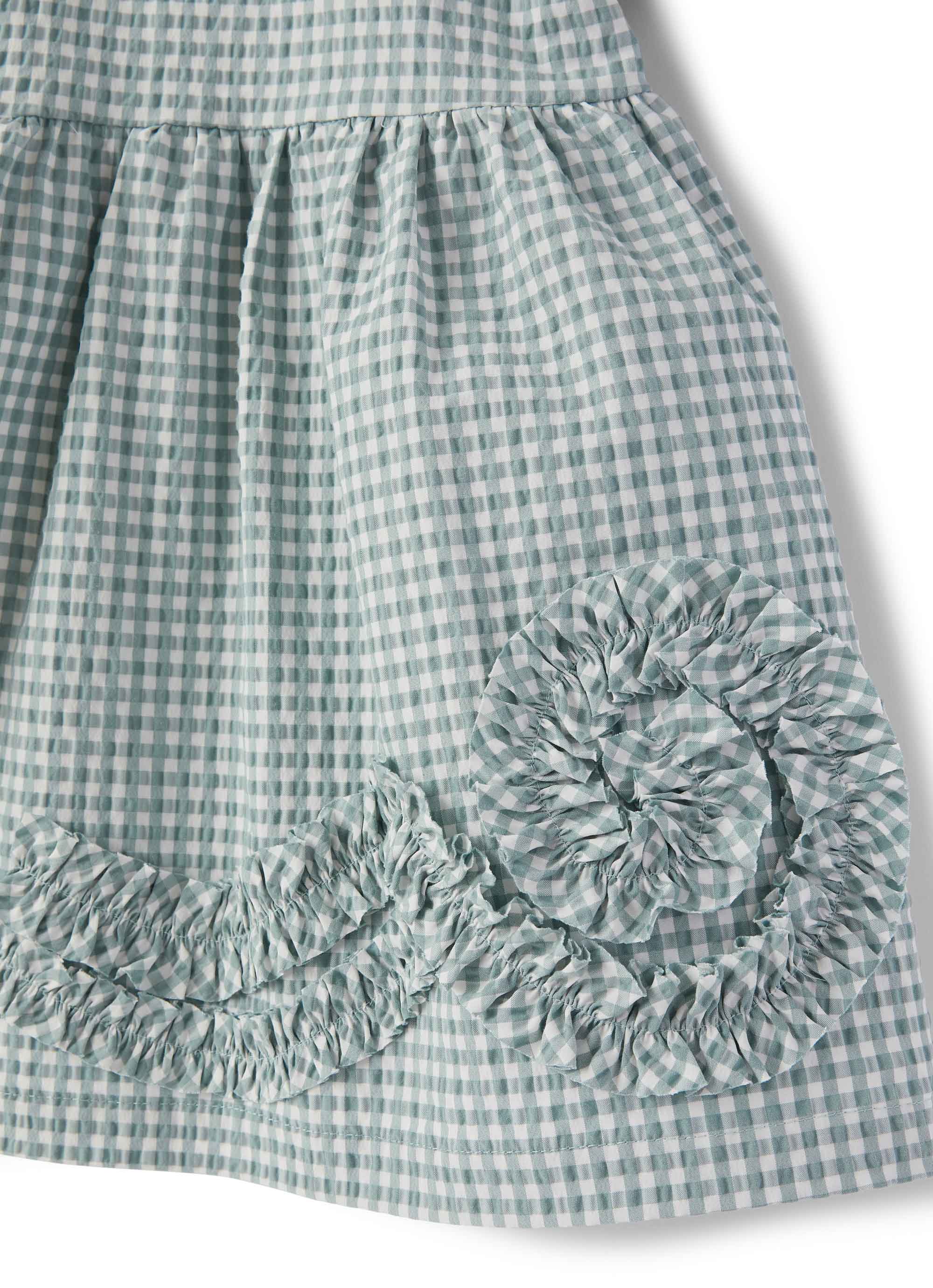 vestito manica corta con schiena aperta
