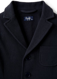 Blazer da bambino in cotone piquet