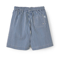 Costume boxer a righe bianche e blu