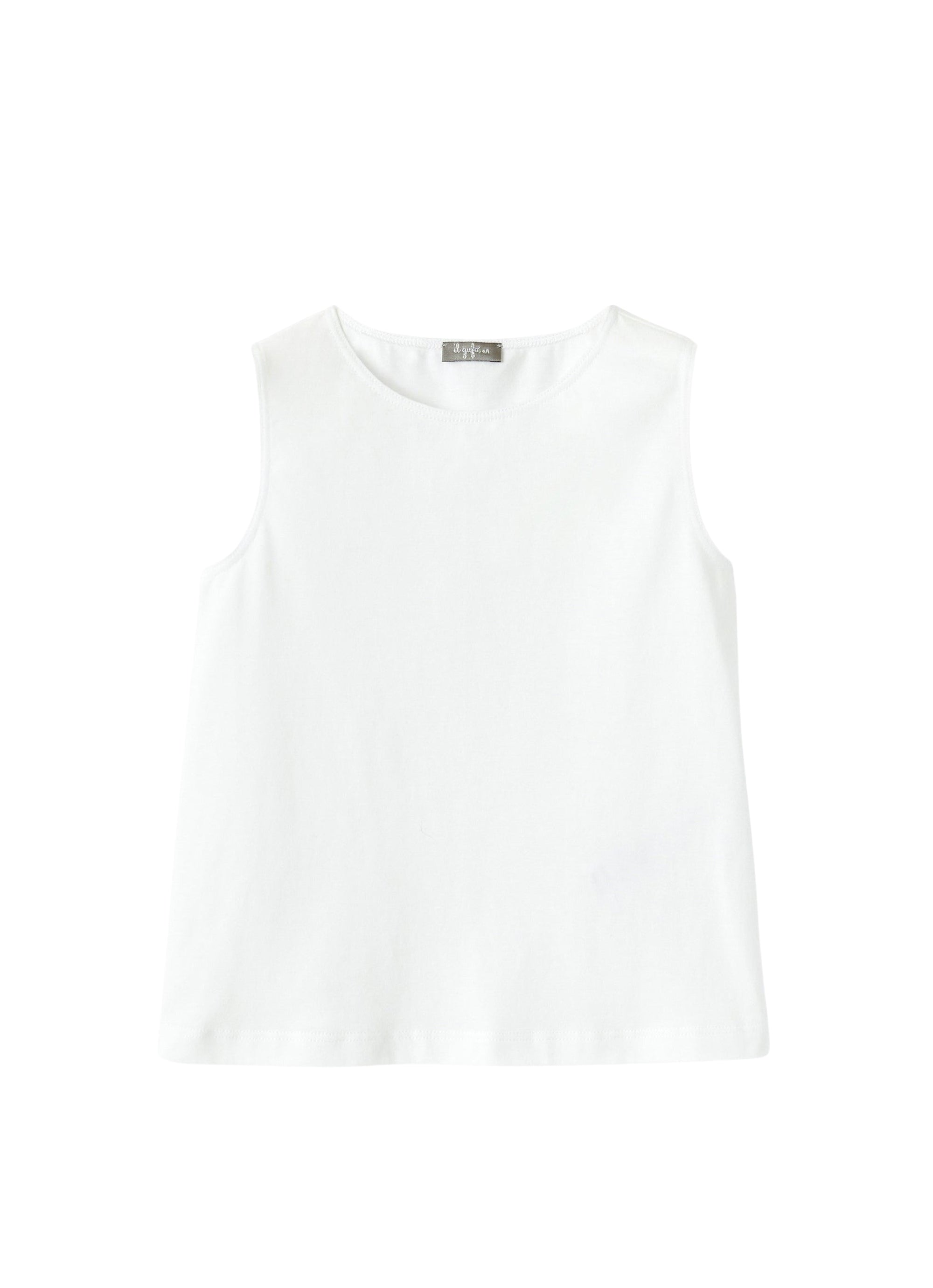 Top in tulle a balze multicolor
