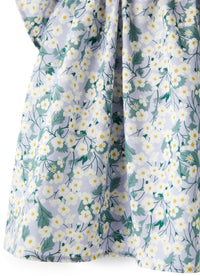 Top con stampa a fiori e fiocco