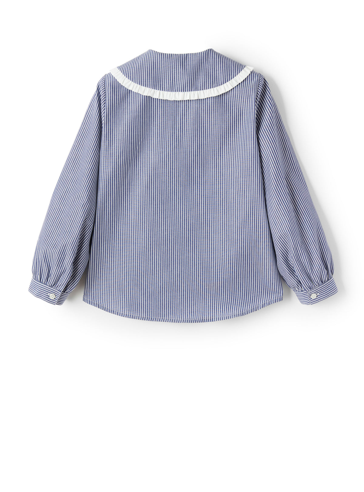 Striped Shirt With Maxi Collar