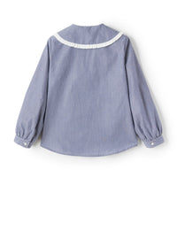 cl219c1052_489 // DOUBLON PAS FUSION /// DOUBLON DEVIENT OK PICS / Camicia a righe con maxi colletto