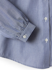 Striped Shirt With Maxi Collar
