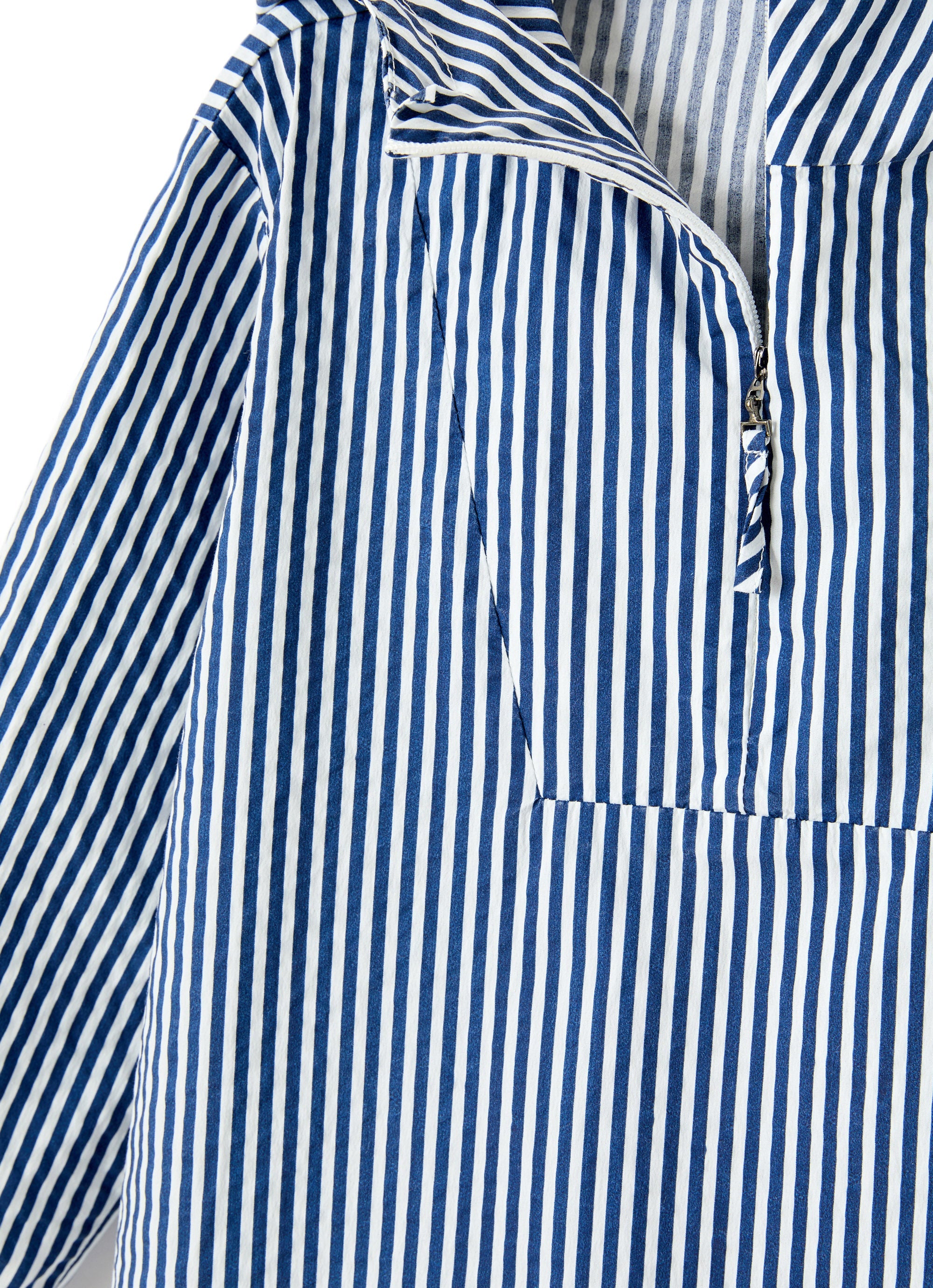 Camicia a righe con cappuccio